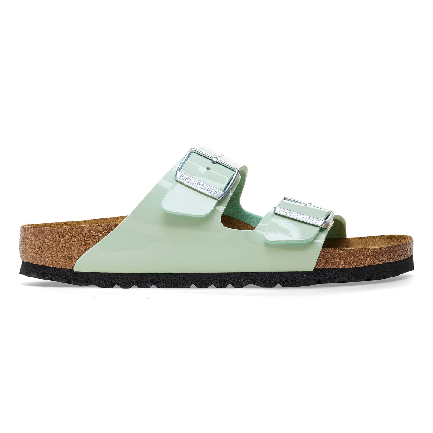 Birkenstock 1026963 Arizona birko-flor vernice patent surf green