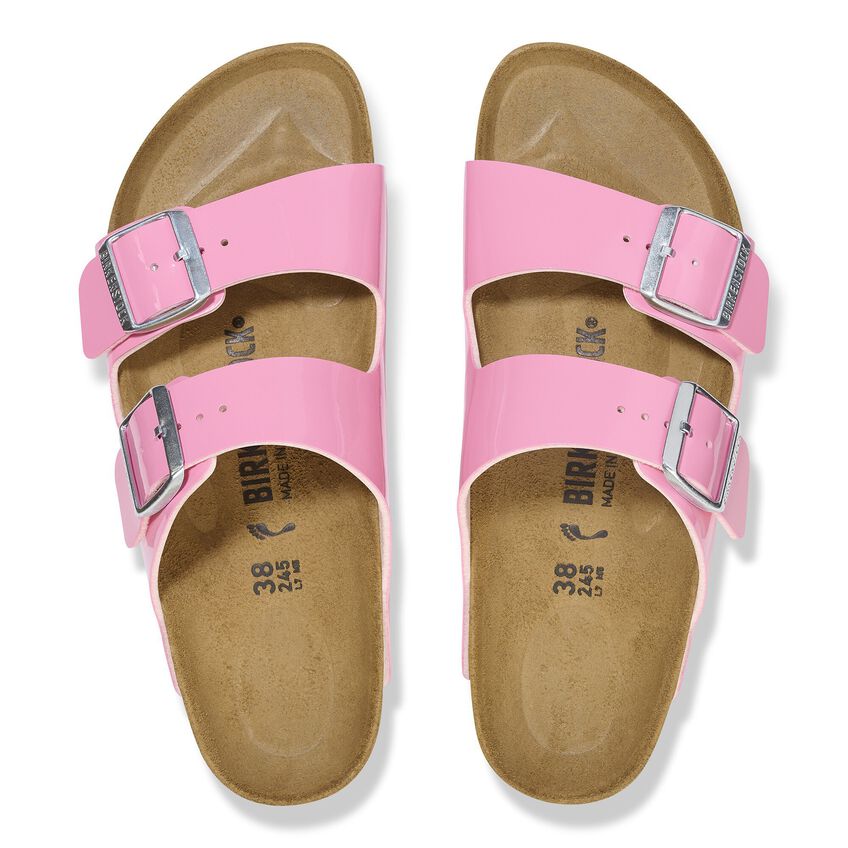 Birkenstock 1026957 Arizona birko-flor vernice candy pink