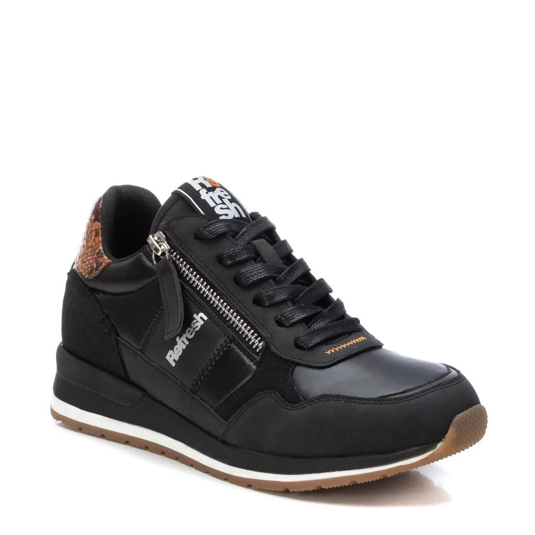 Refresh 172329 sneakers donna in micro nero