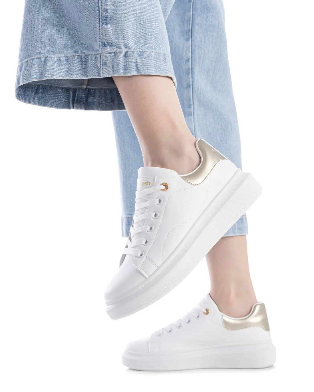 Refresh 172835 sneakers donna white/gold