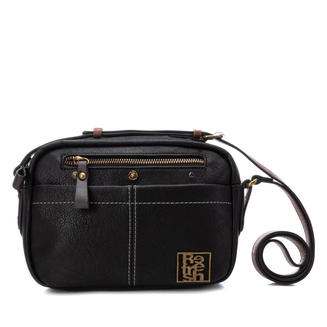 Refresh 183218 borsa a tracolla donna in micro nero