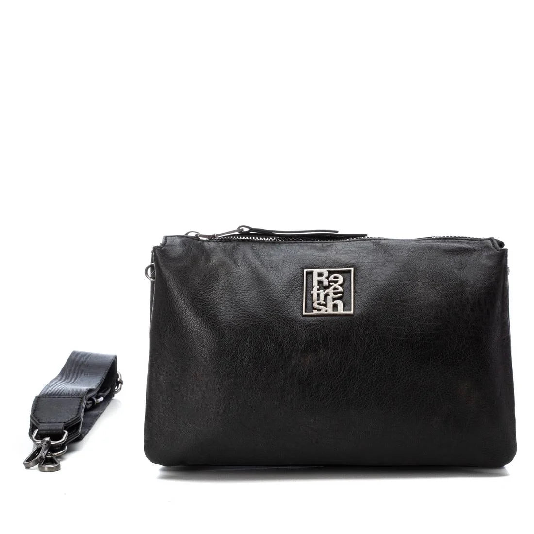 Refresh 183240 borsa a tracolla in micro nero