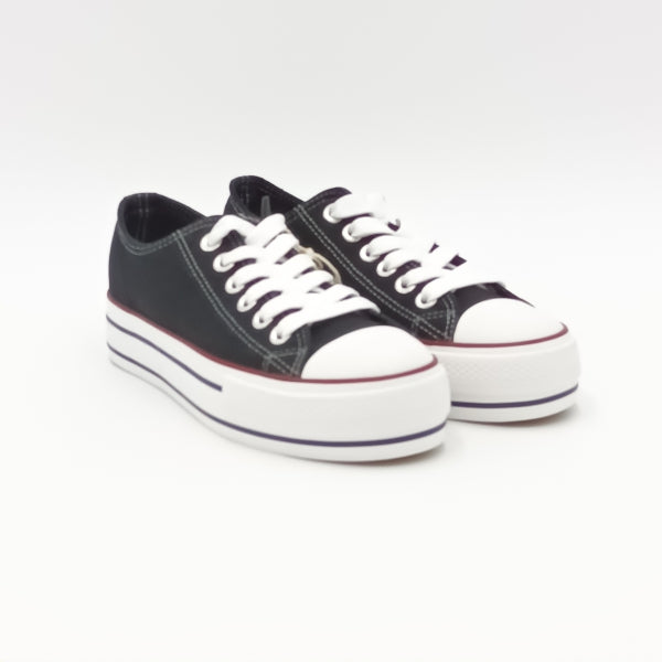 Refresh 171901 sneakers donna in tessuto nero