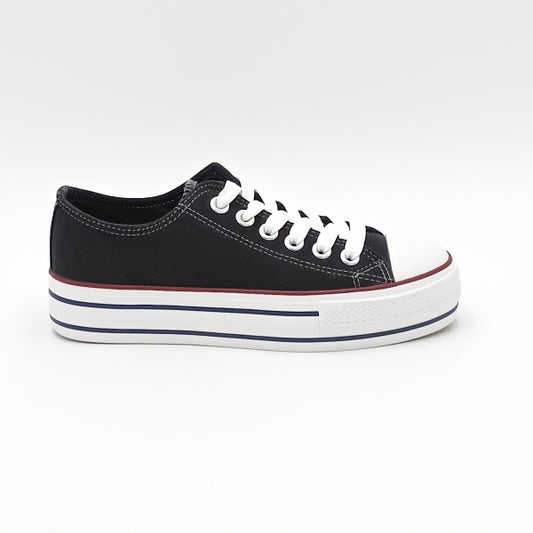 Refresh 171901 sneakers donna in tessuto nero