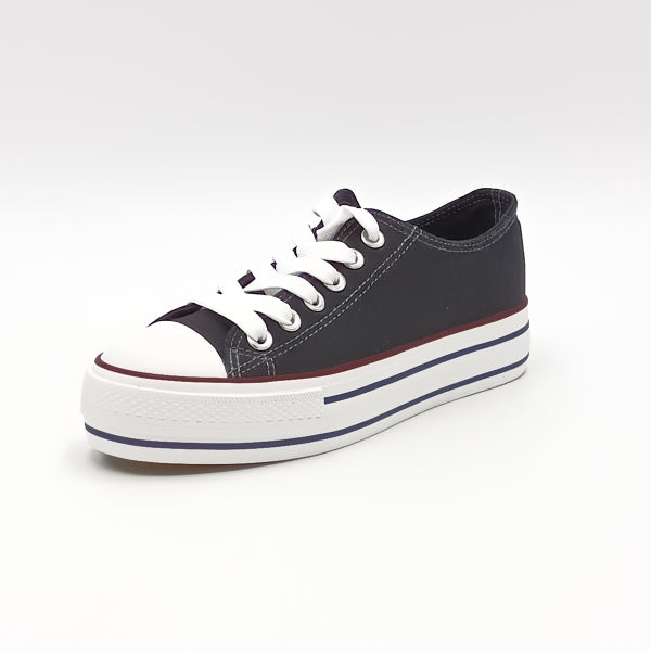 Refresh 171901 sneakers donna in tessuto nero