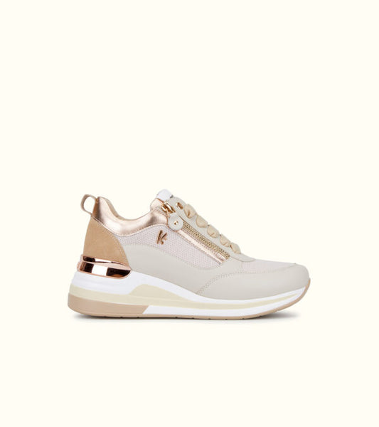 Keys K-10510 sneakers donna beige/cipria