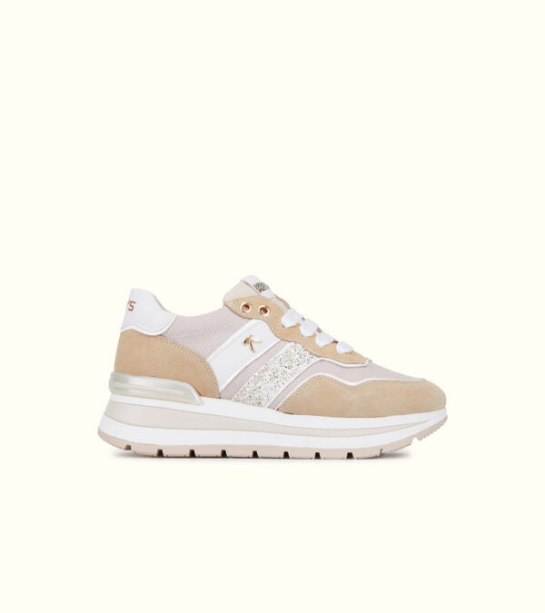 Keys K-10571 sneakers donna beige/white