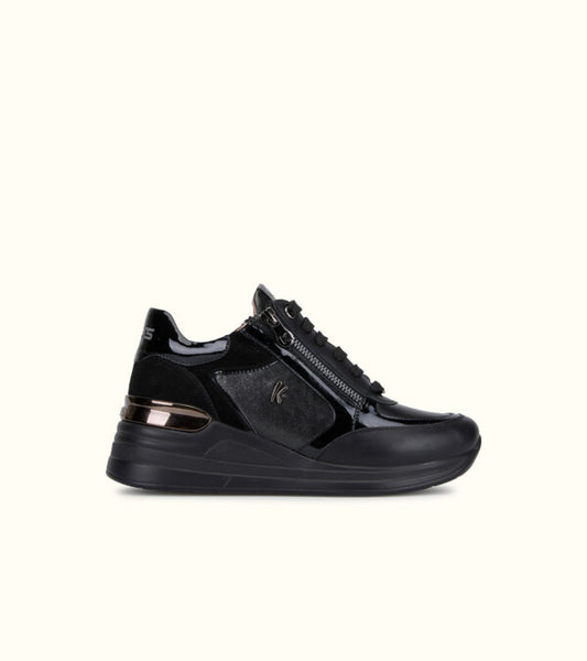 Keys 9814 sneakers donna dinamica nera