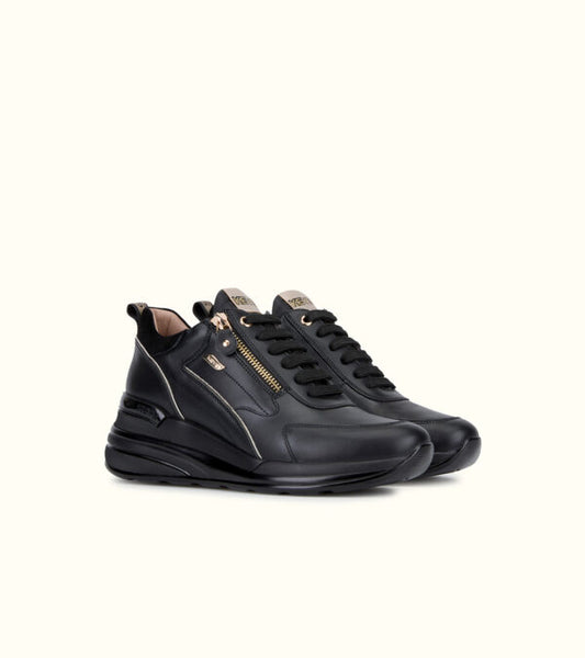 Keys 9950 sneakers donna pratica e raffinata nera