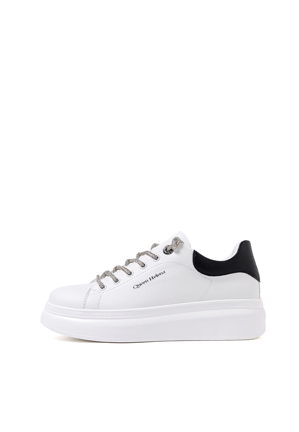 Queen Helena X30-11 sneakers donna stringate bianco