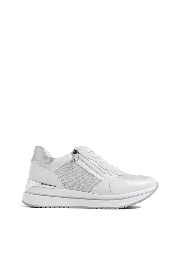 Queen Helena X30-3 sneakers donna stringate bianco